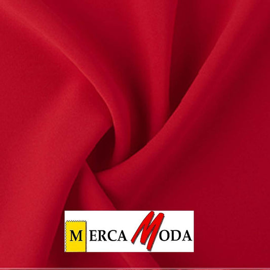 Tela Crepe Liso Color Coral