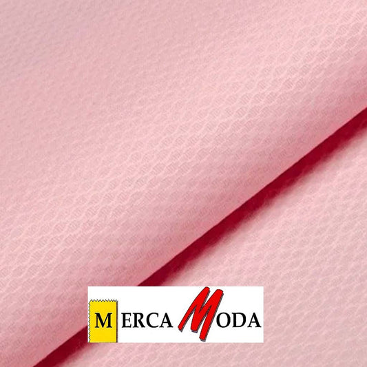 Tela Pique Nido Abeja Color Rosa