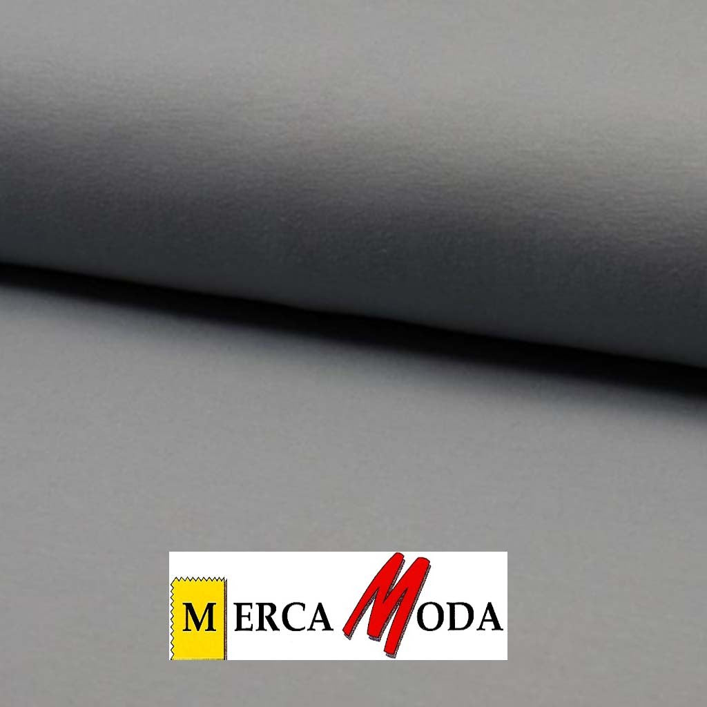 Tela punto algodón color Gris de 140 cm para camisetas, ropa infantil y prendas deportivas