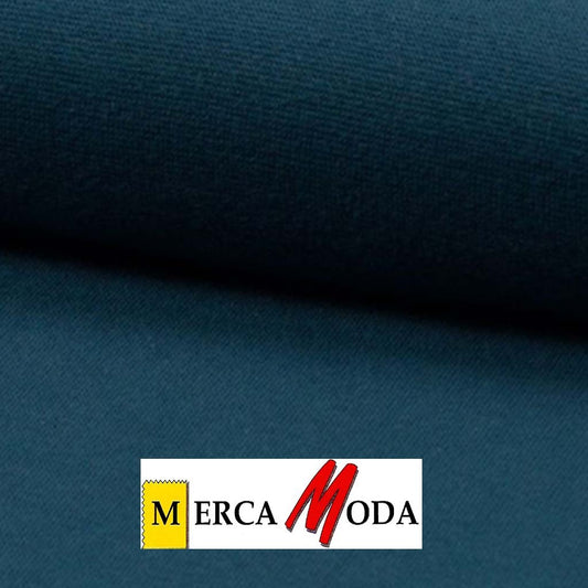 Tela punto algodón color Marino de 140 cm para camisetas, ropa infantil y prendas deportivas