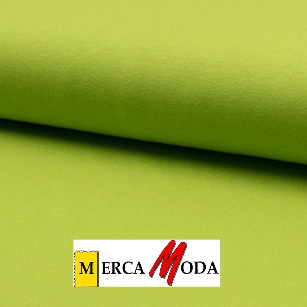 Tela punto algodón color Pistacho de 140 cm para camisetas, ropa infantil y prendas deportivas