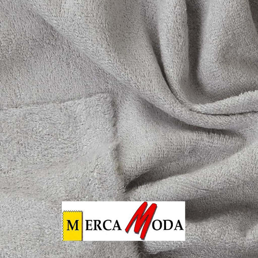 Tela Toalla Bambú Color Gris