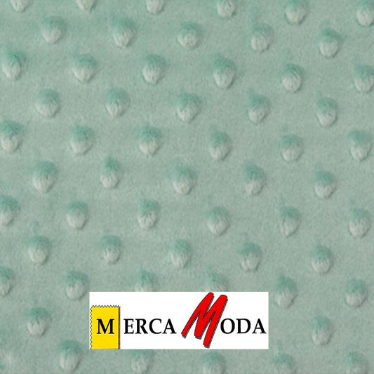 Tela Minky liso Color Menta Claro