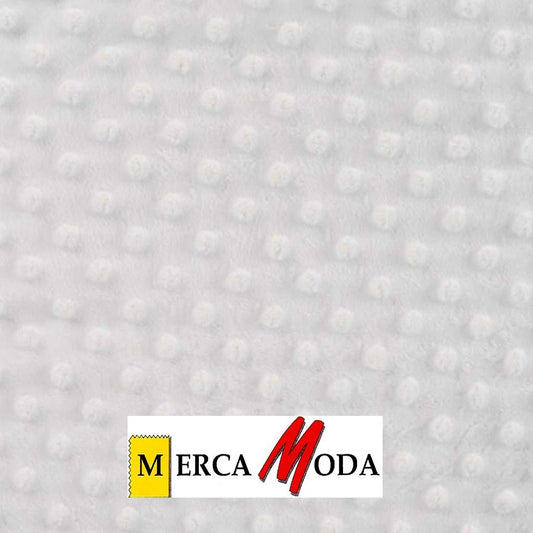 Tela Minky Liso Color Blanco