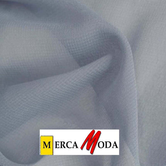 Tela Gasa Chiffón Color Gris