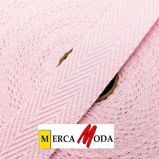 Cinta de Algodón Color Rosa