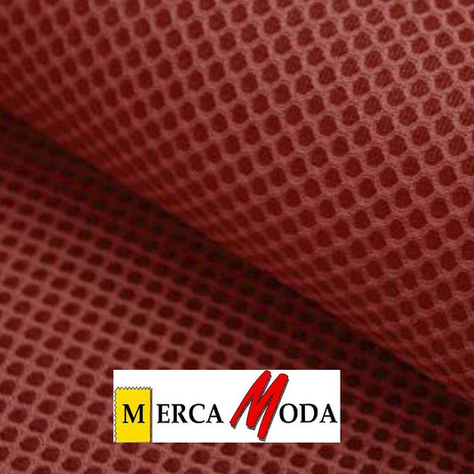 Tejido Mesh 3D Color Granate