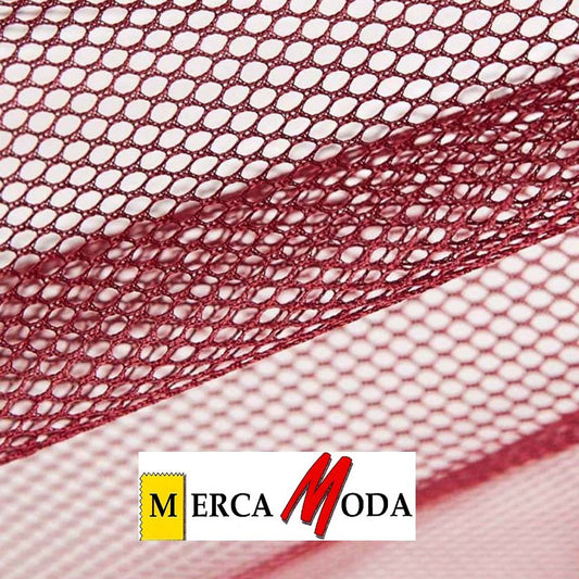 Tela Malla Acrílica Color Granate