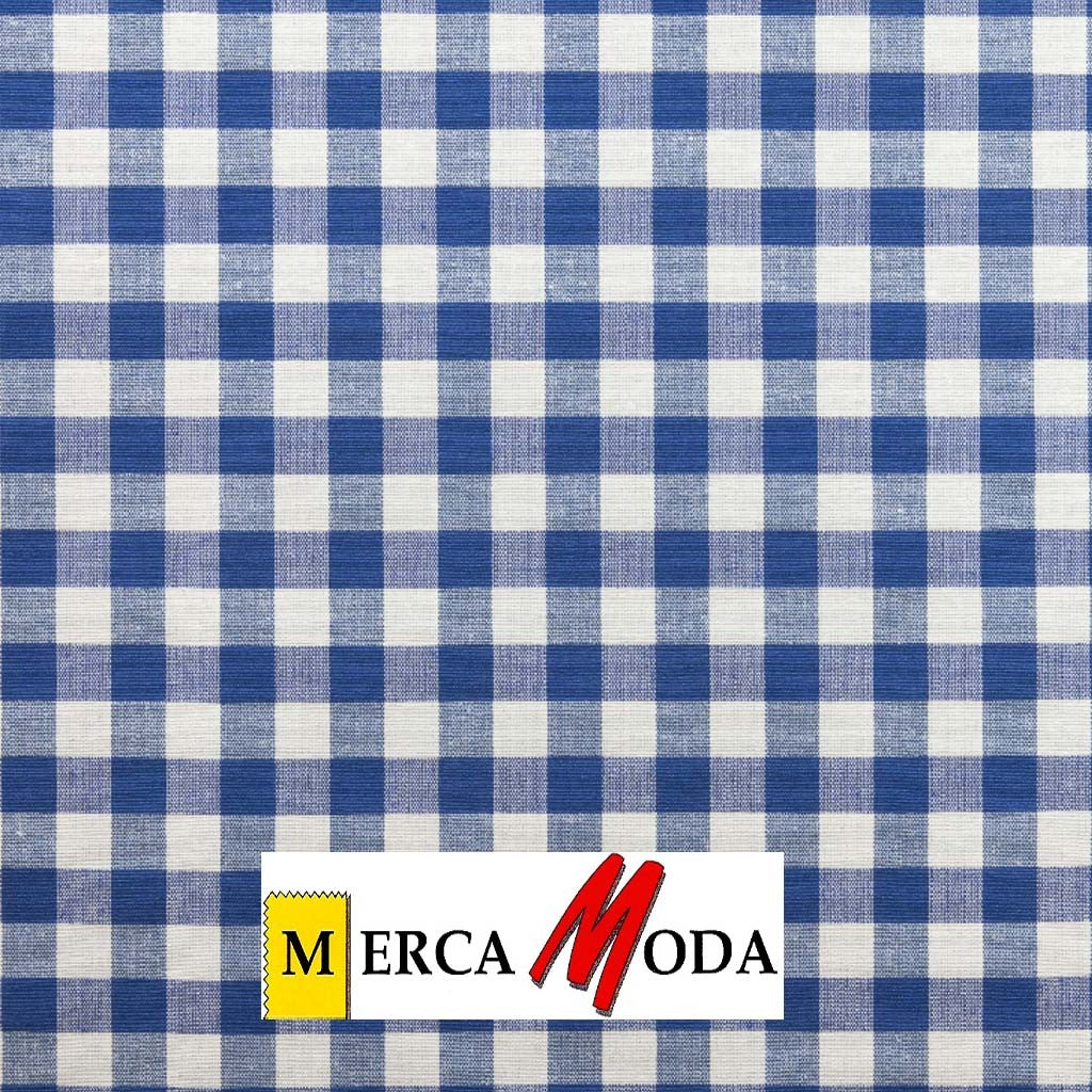 Loneta Vichy Cuadro 1.50cm Color Azul