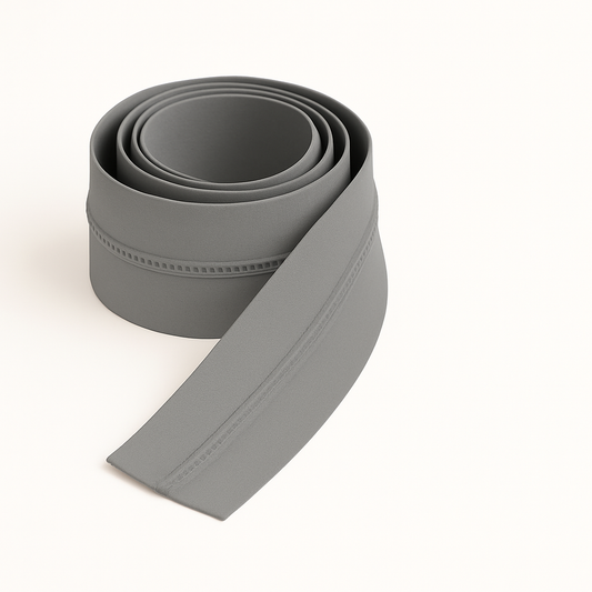 cremallera color gris plata
