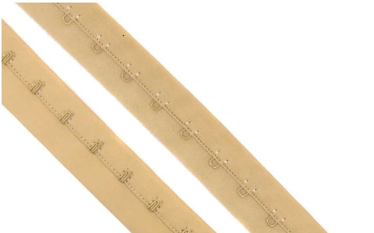 Cinta Corchetera Nylon Beige