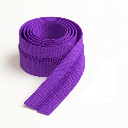 cremallera color morado
