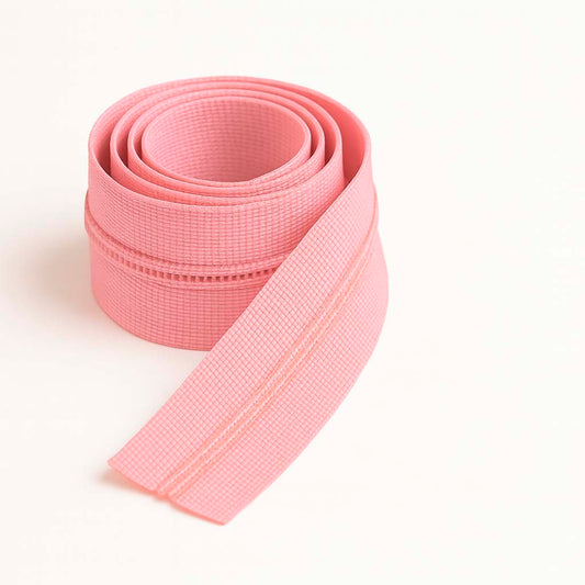 cremallera color rosa antiguo