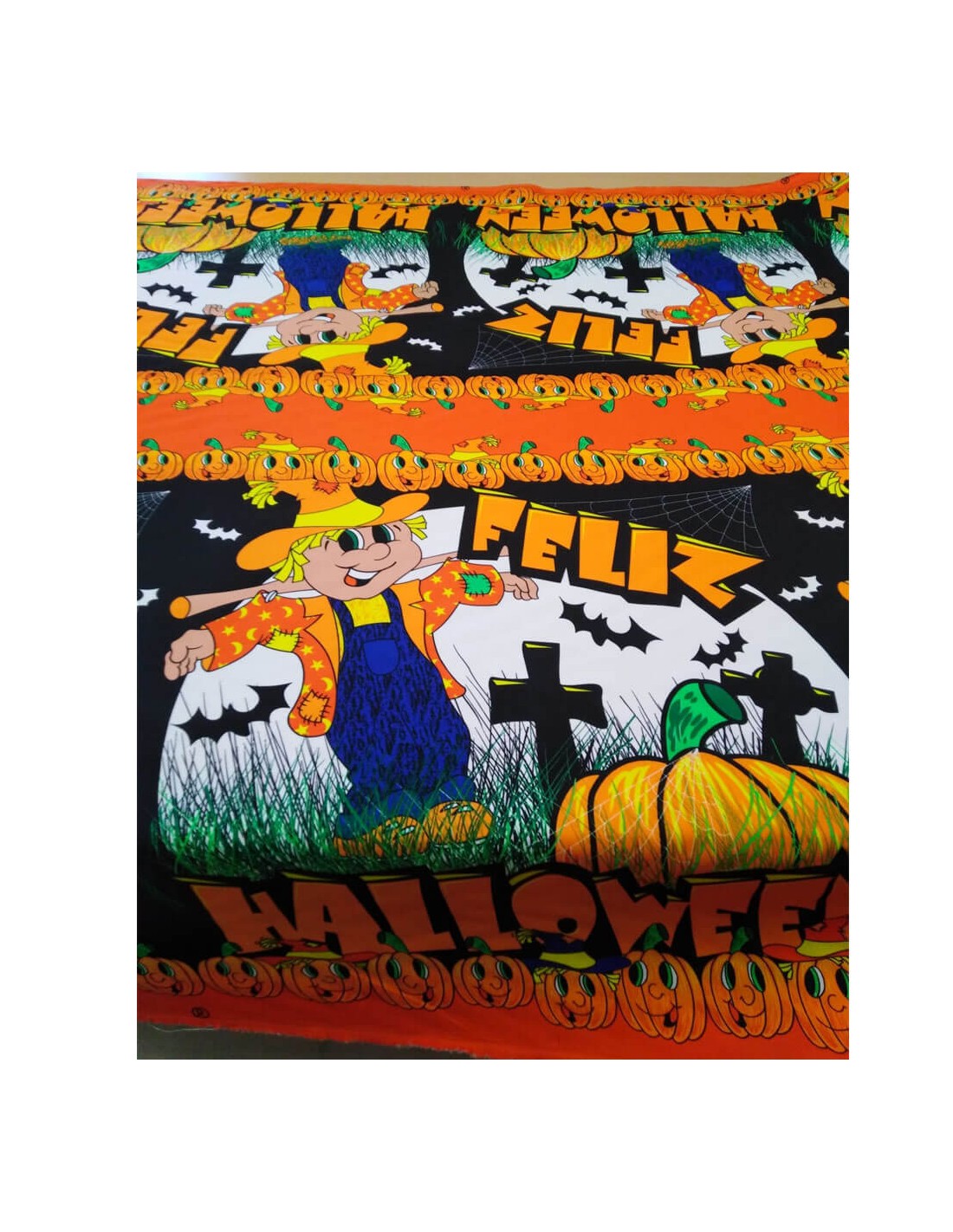 Tela para Mantel Feliz Halloween