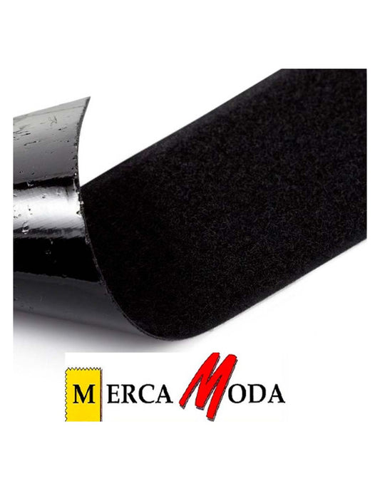 Velcro Adhesivo Hembra Color Negro