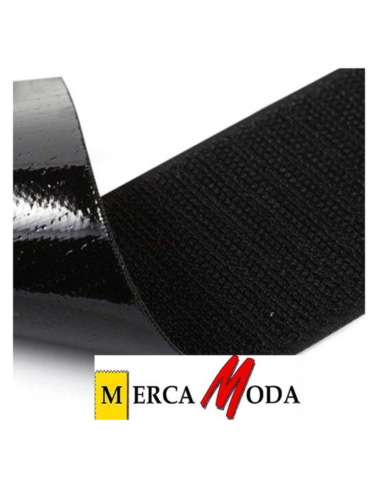 Velcro Adhesivo Macho Color Negro